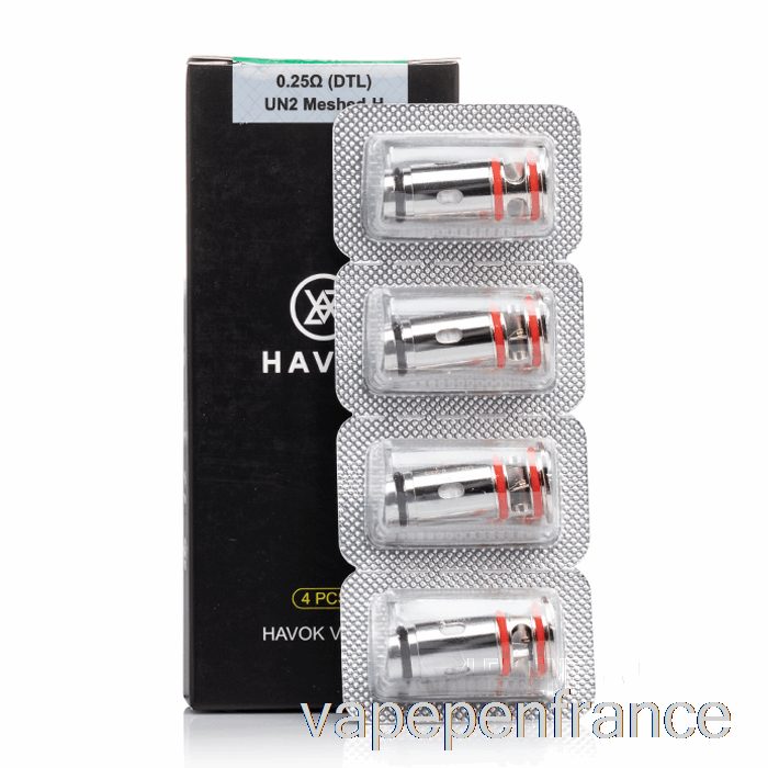 Bobines De Remplacement Uwell Havok 0,25 Ohm Un2 Meshed-H Bobines Vape Pen